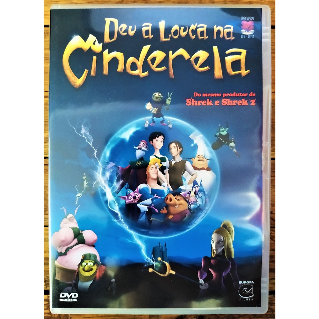 Deu A Louca Na Cinderela Dvd Duplo Original Desenho Colecionador