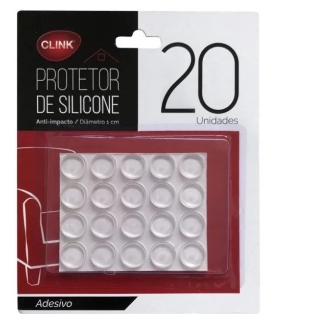 Protetor De Silicone Multiuso Adesivo Tipo Gota Portas Batentes Anti