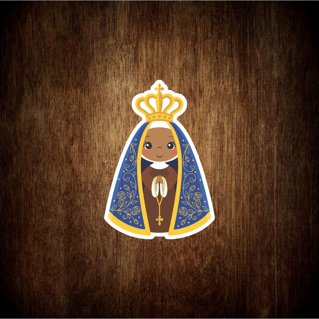 Adesivo Sticker Nossa Senhora Aparecida Shopee Brasil