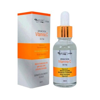 Kit C 2 Sérum Facial Vitamina C Sérum Clareador Oil free Max Love