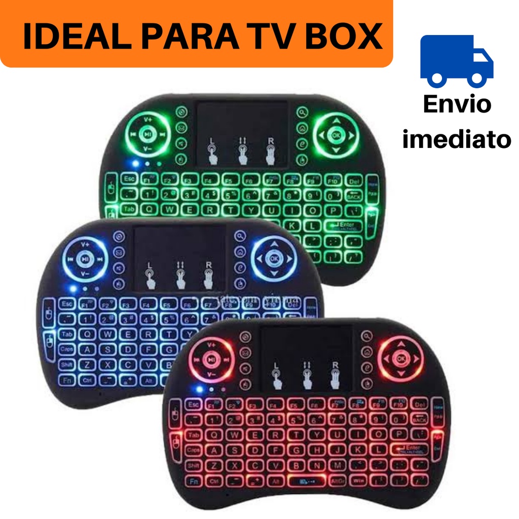 Mini Teclado Sem Fio Para Tv Box Smart Tv Touchpad Shopee Brasil