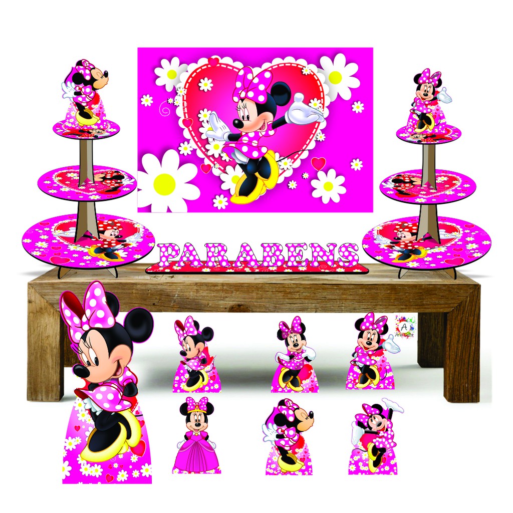 Descobrir 63 imagem decoração de festa infantil minnie rosa br