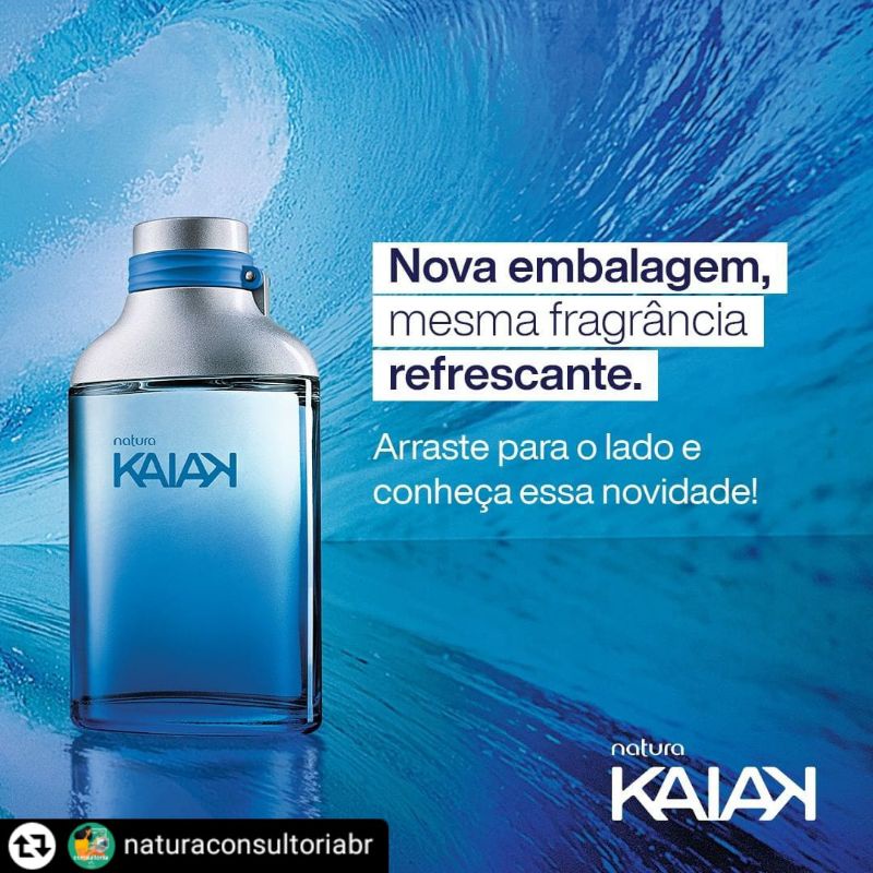 Perfume colônia Natura Kaiak tradicional original 100ml Shopee Brasil