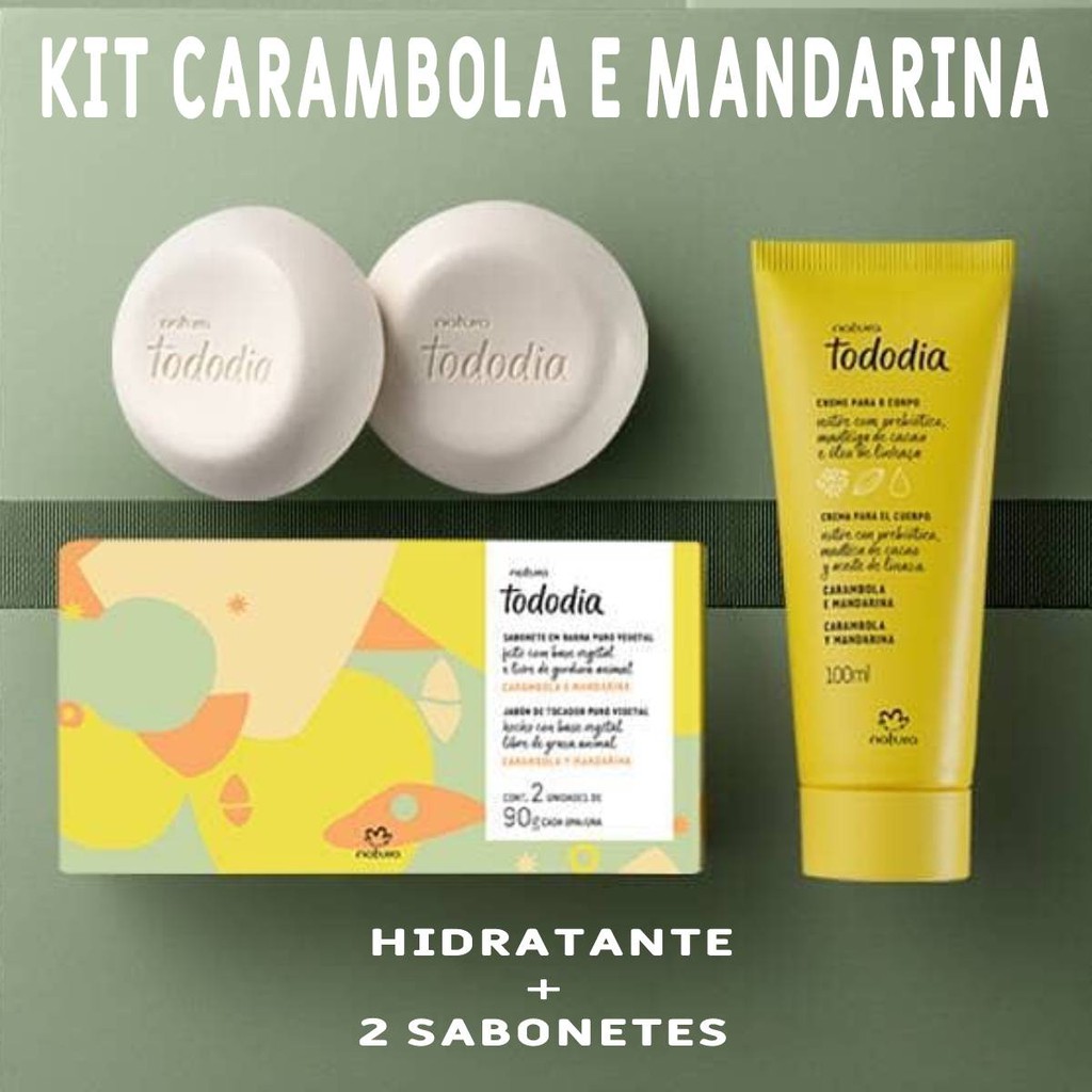 Presente Natura Tododia Carambola E Mandarina Original Shopee Brasil