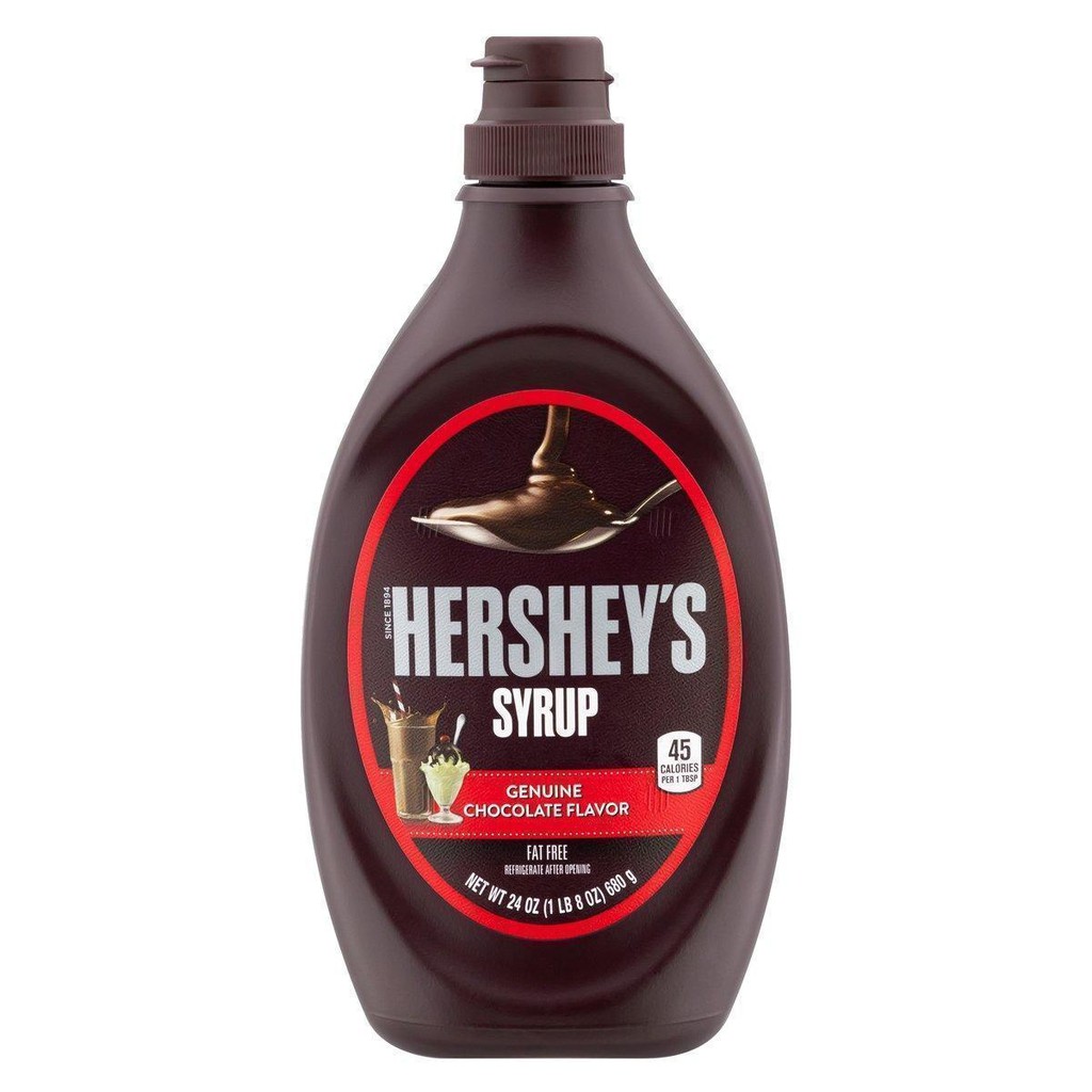 Calda De Chocolate Syrup Genuine Hershey S 680g Shopee Brasil