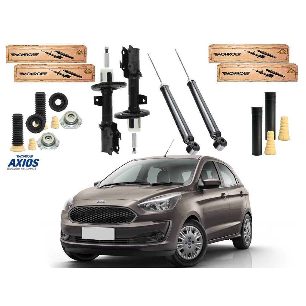 Kit Amortecedor Dianteiro Traseiro Monroe Ford New Ka A