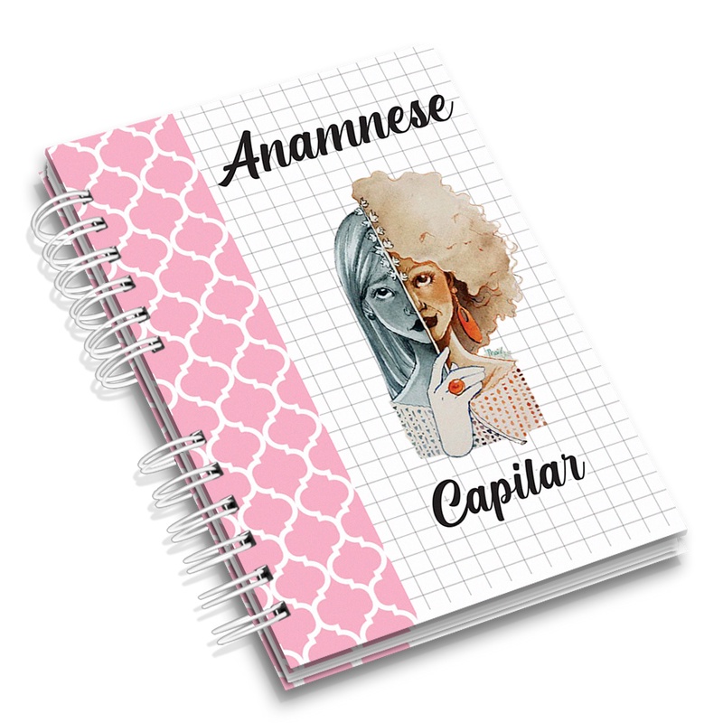 Caderno Ficha De Anamnese Capilar Shopee Brasil