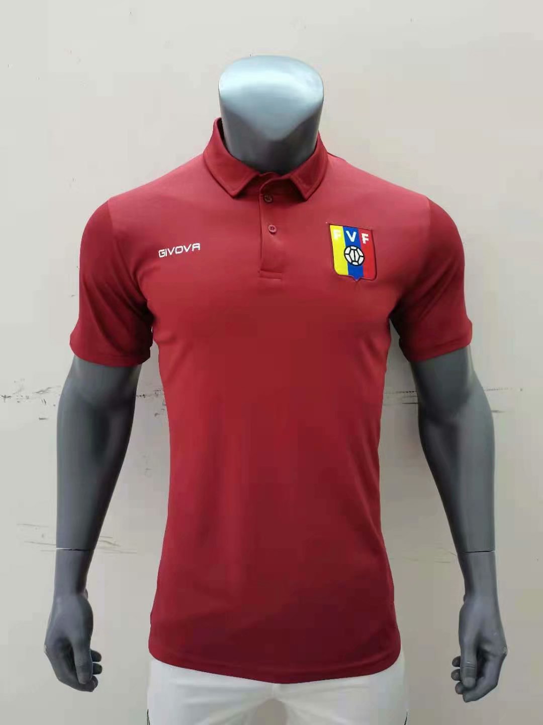 2021 2022 Seleção Da Venezuela Em Casa Camisa De Futebol Masculina Vermelha