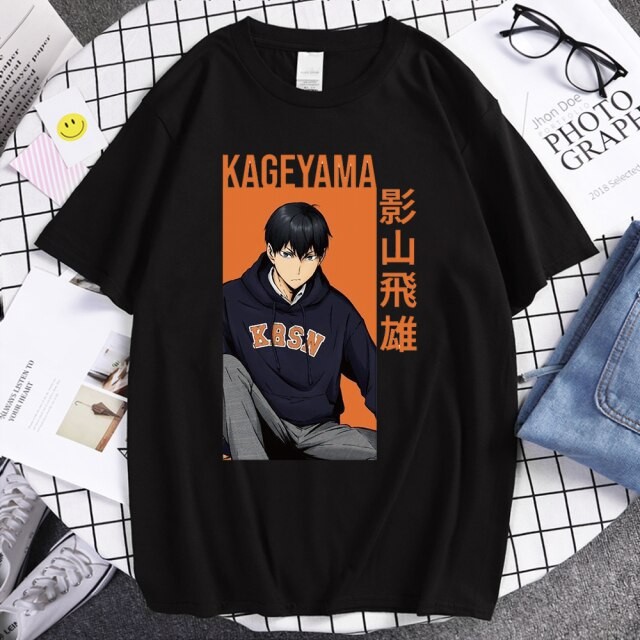 Camiseta Basica Camisa Tobio Kageyama Karasuno Ics Asas Haikyuu Voley