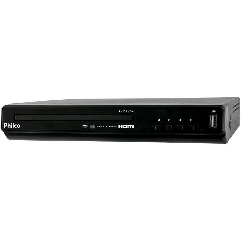 DVD Philco PH136 USB HDMI MP3 E JPEG Bivolt Shopee Brasil