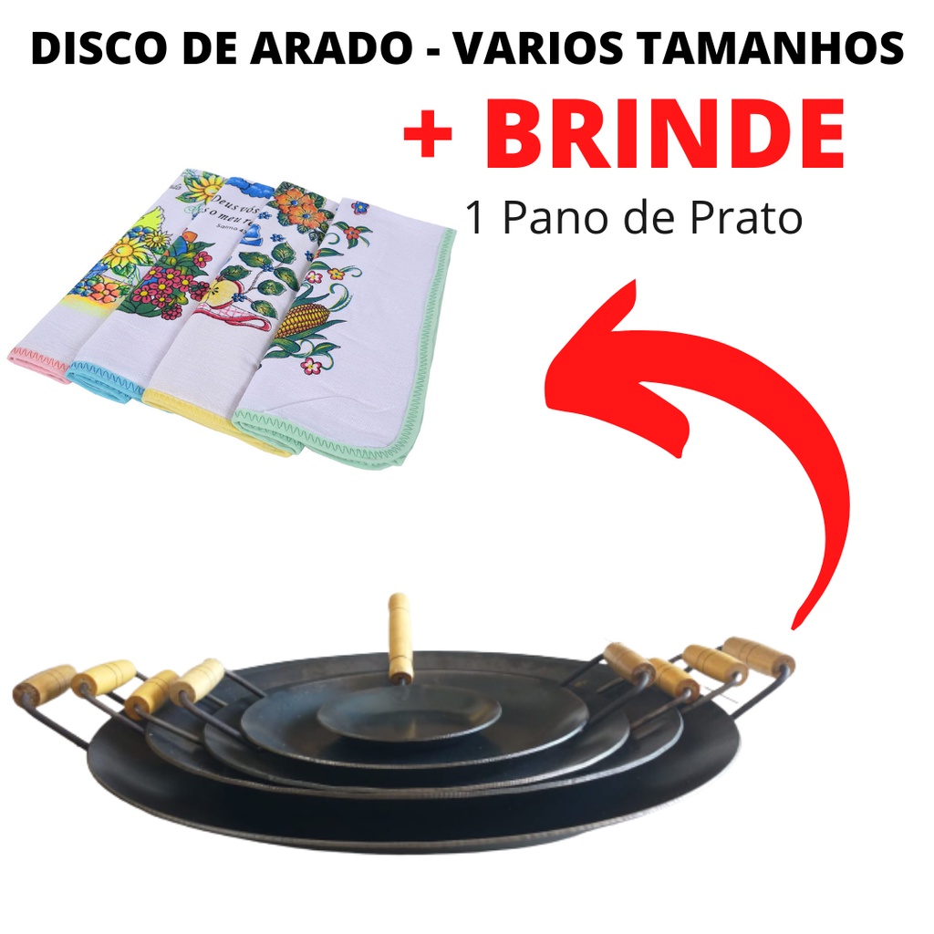 Tacho Disco Arado Grande De Ferro Fundido Cm L Santana Desconto