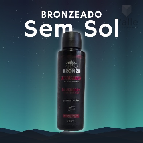 Auto bronzeador Marquinha Hipersônico Bronze Gelado Capilar 60ml