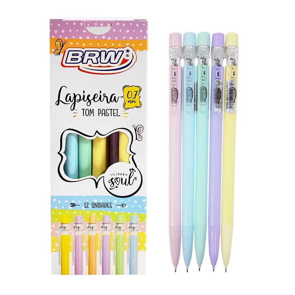 Lapiseira Tom Pastel Linha Soul BRW 6 Cores Diferentes Shopee Brasil