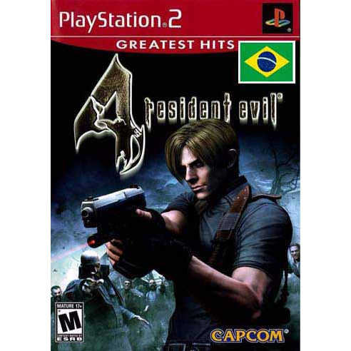 Jogo Resident Evil 4 – (Dublado em Português) Playstation 2 