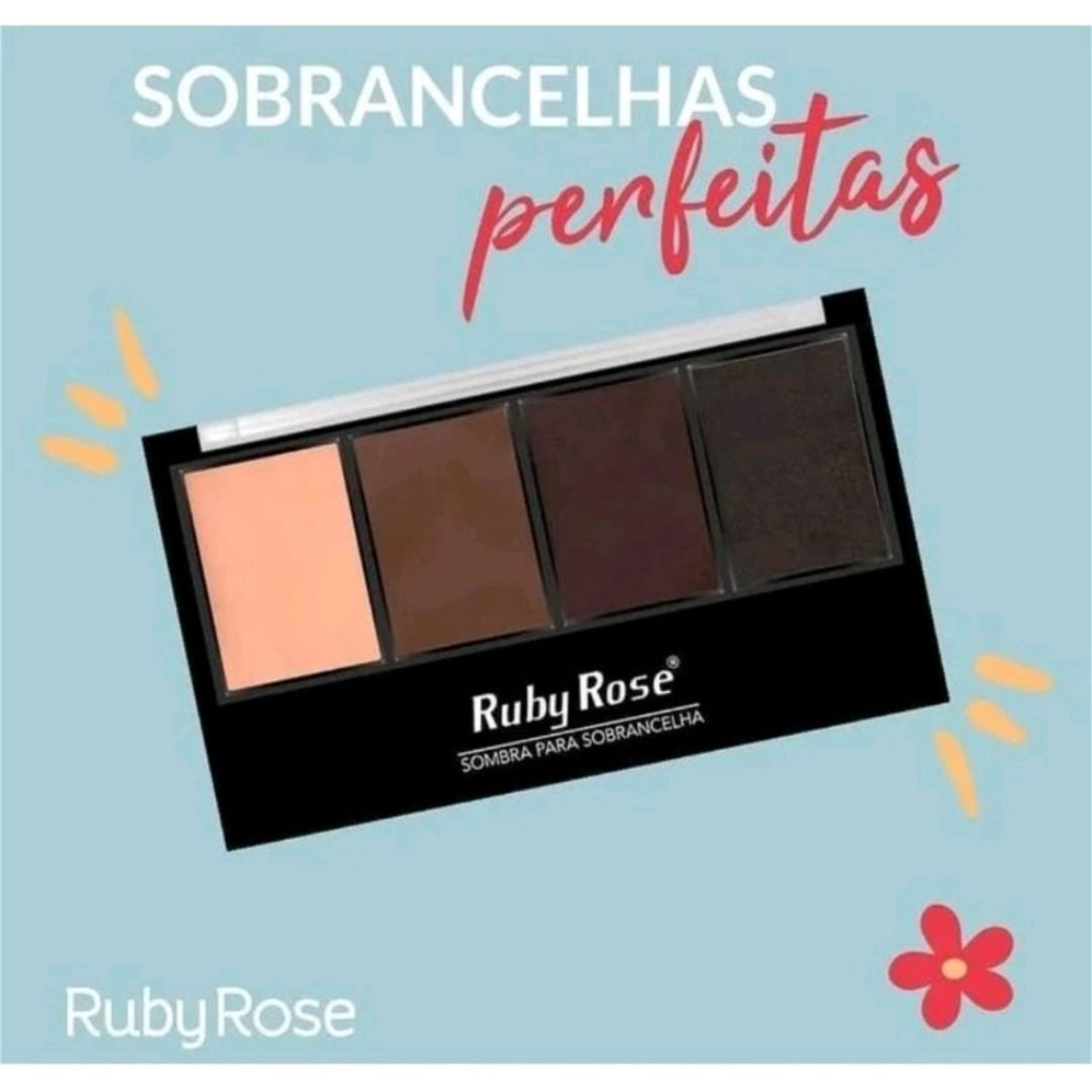 Paleta Para Sobrancelha Ruby Rose Hb Shopee Brasil