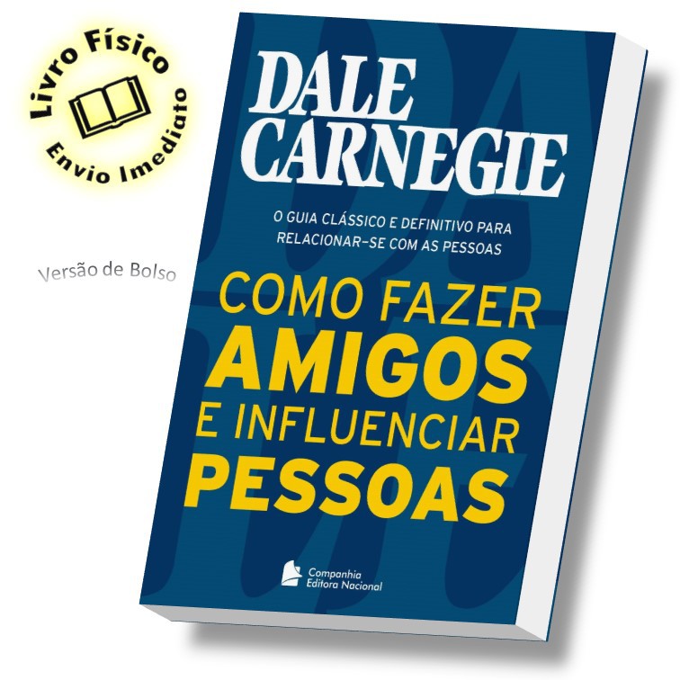 Livro Como Fazer Amigos E Influenciar Pessoas Carnegie Dale Shopee