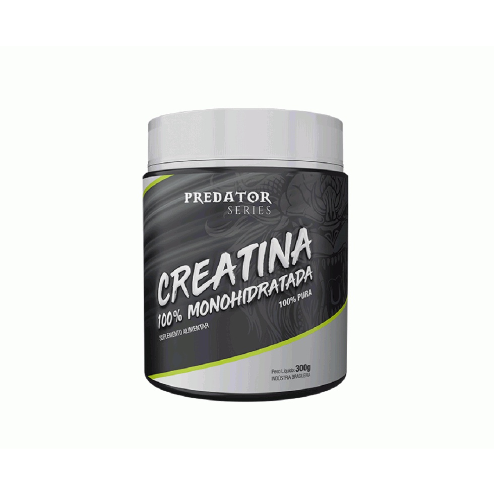 PREDATOR CREATINA 100 MONOHIDRATADA 300G NUTRATA Shopee Brasil