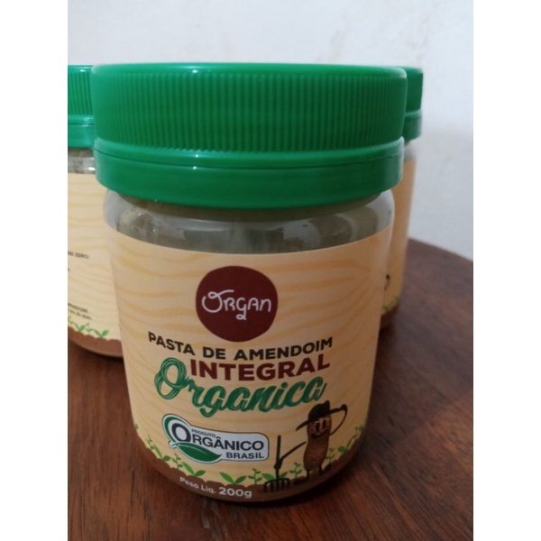 Pasta Amendoim integral orgânico 200g Shopee Brasil