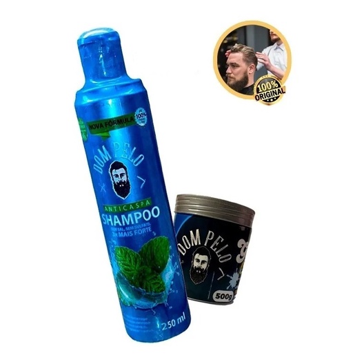 Kit Shampoo Anticaspa E Gel Cola Dom Pelo Shopee Brasil