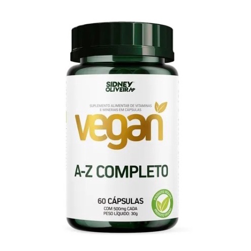 A Z Completo Vegan C Psulas Sidney Oliveira Shopee Brasil