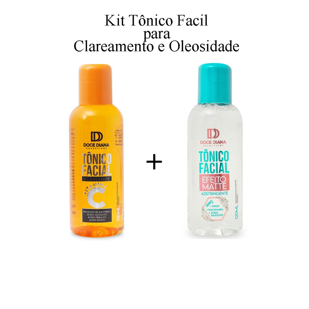 Kit T Nico Facial Para Clareamento E Oleosidade Shopee Brasil