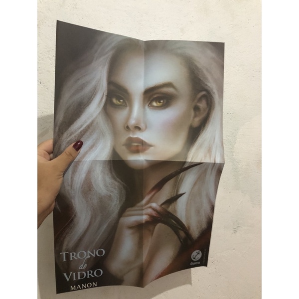 Poster Manon Blackbeak Trono De Vidro Sarah J Maas Shopee Brasil