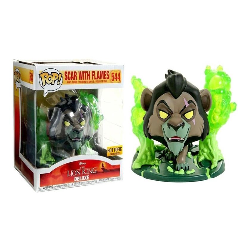 Funko Pop The Lion King Scar With Flames Exclusivo Shopee Brasil