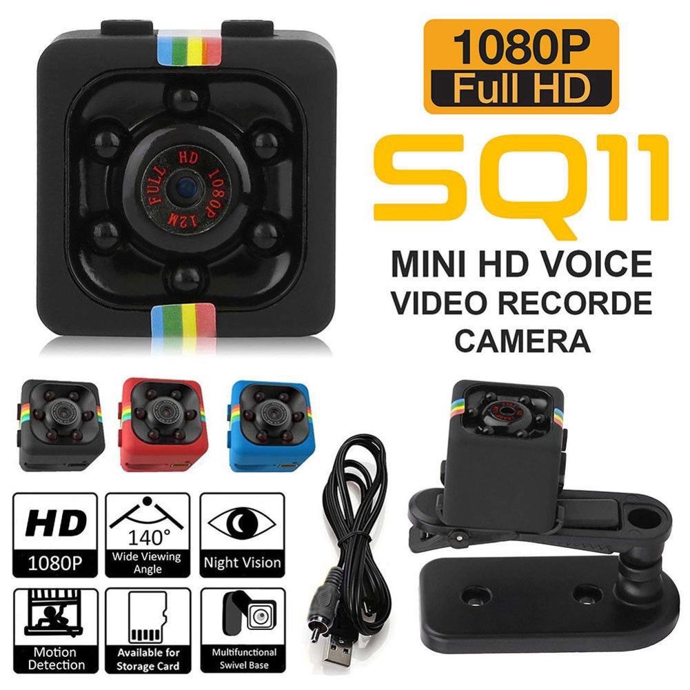 Mini Câmera Escondida SQ11 1080P / Câmera Espiã DV DVR com Visão Noturna IV para Carro