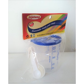 Copo Medida Certa 400ml C Tampa 4 Colheres De Medidas Shopee Brasil