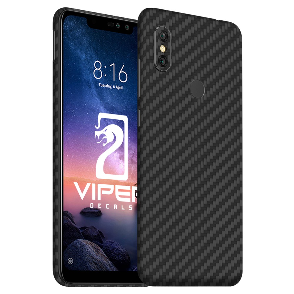 Skin Capa Adesiva Redmi Note Pro Fibra De Carbono Preta Traseira E