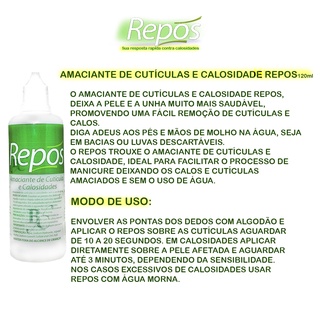 Amaciante De Cuticulas 120ml Creme Removedor Repos 120ml Shopee Brasil