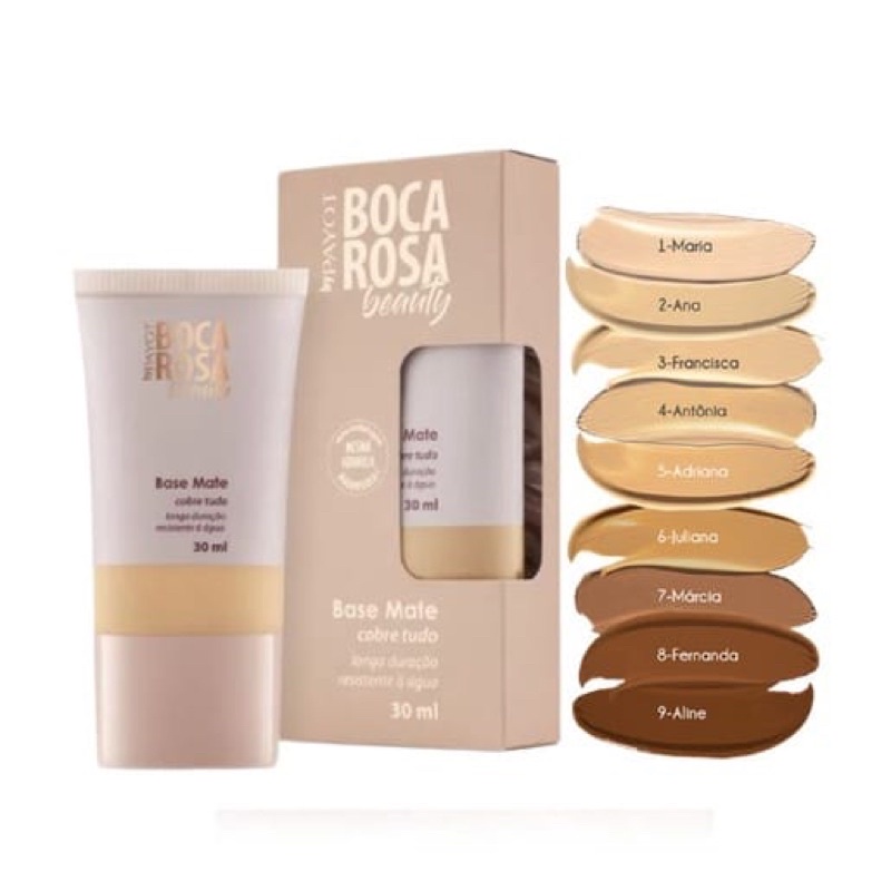 Boca Rosa Base Líquida Matte Perfect Alta Cobertura By Payot