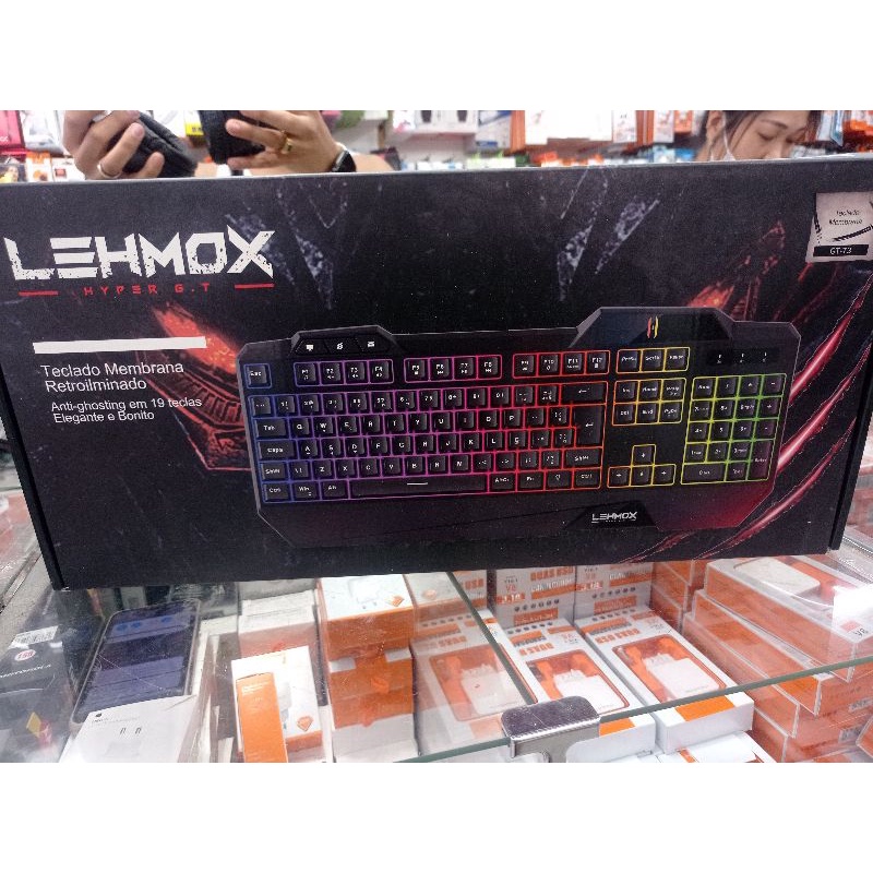 Teclado Gamer Membrana Lehmox Gt T Rgb Usb Shopee Brasil