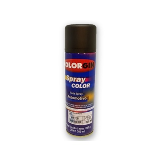 Tinta Spray Automotivo Preto Fosco 300ml 250g Colorgin Sherwin Williams