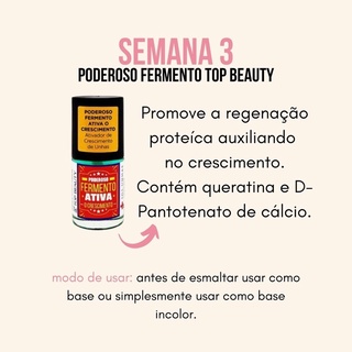 Kit S O S Unhas Tratamento Bases Top Beauty Super Concreto Fermento