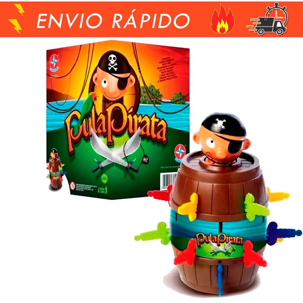 Jogo Pula Pirata Realidade Aumentada Estrela Original Shopee Brasil