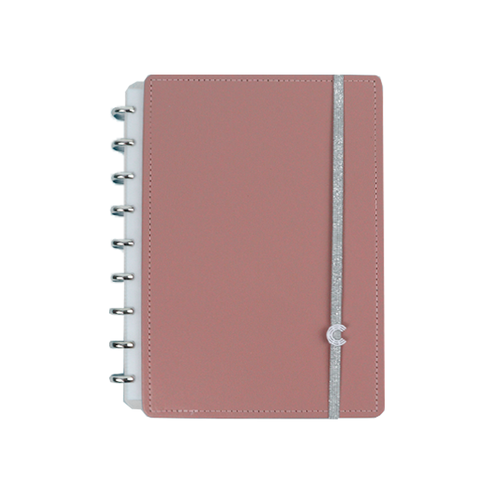 Caderno Inteligente Chic Nude Médio Shopee Brasil