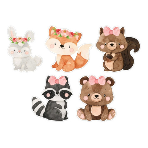 Display Animais Do Bosque Encantado Shopee Brasil