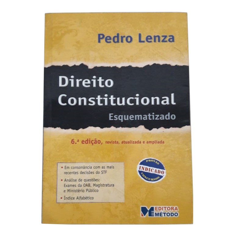 Livro Direito Constitucional Esquematizado Pedro Lenza Edi O