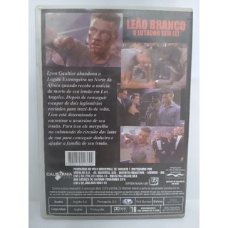 DVD Leão Branco O Lutador Sem Lei 1990 Shopee Brasil