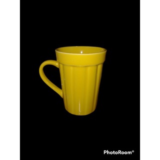 Caneca Tulipa De Porcelana Colorida Canelada Ml Shopee Brasil