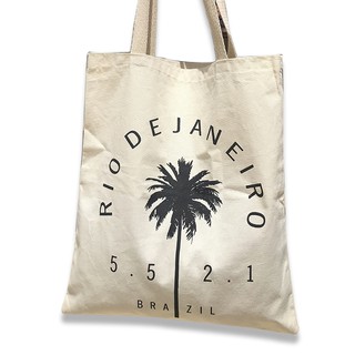 Bolsa Feminina Sacola Ecobag Rio De Janeiro Coqueiro Shopee Brasil