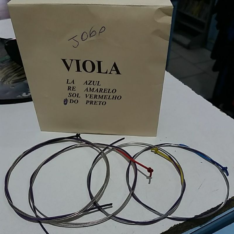 CORDA PARA VIOLA DE ARCO MAURO CALIXTO KIT Shopee Brasil