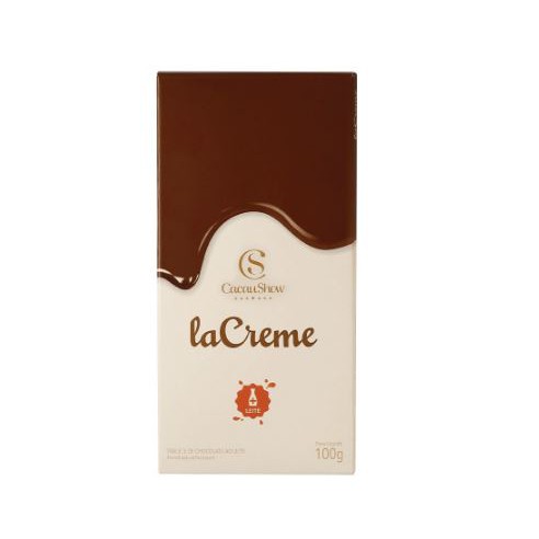 Tablete De Chocolate Lacreme Mezzo Cacau Show 100g Chocolate Branco