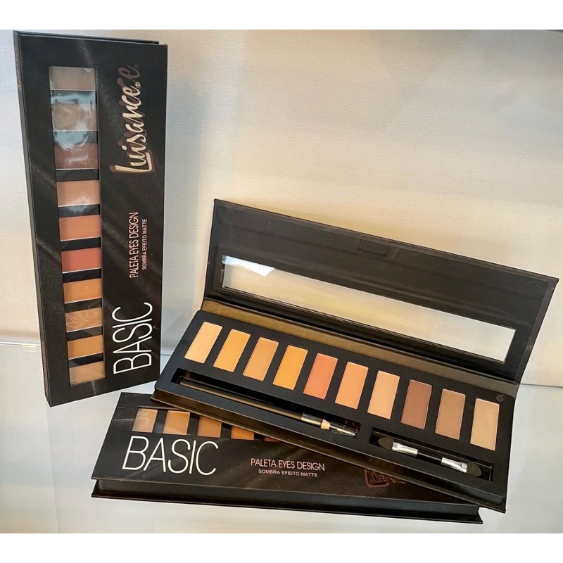 Paleta De Sombras 10 Cores Naked E Basic L642 A Luisance Brinde