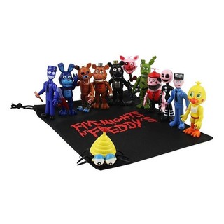 Bonecos Five Night Freddys Kit Personagens Gratis Bolsa Pronta