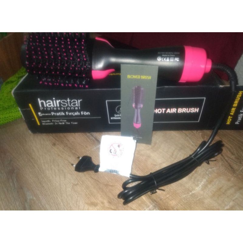 Escova Secadora Modeladora Profissional Hairstar Vts Shopee Brasil