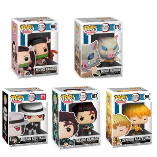 Funko Pop Boneco Demon Slayer Tanjirou Nezuko Chaveiro Agatsuma Zenitsu