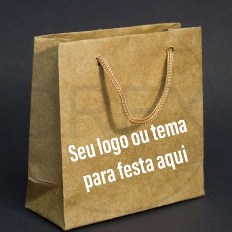 Sacola Kraft Personalizada Shopee Brasil