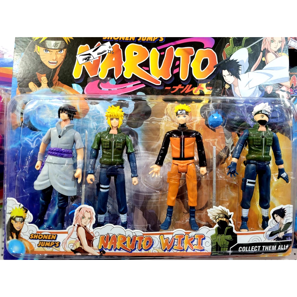 Kit Bonecos Naruto Boneco Naruto Shippuden Shopee Brasil